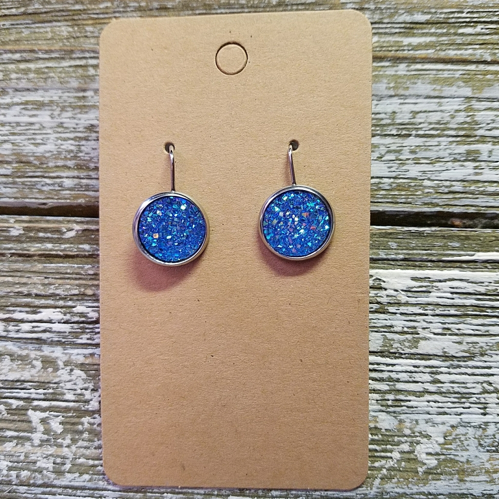 Small Druzy Dangles